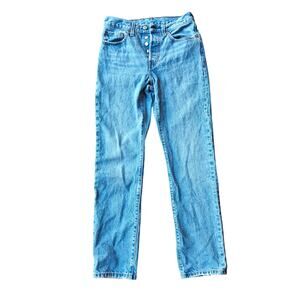 Levi’s 501 Jeans 26x30 WaterLess Light Wash Button Fly Straight Denim